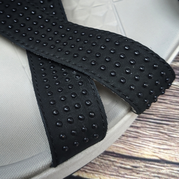 Dansko Cindy Wedge Platform Sandals Studded Black - Picture 7 of 7